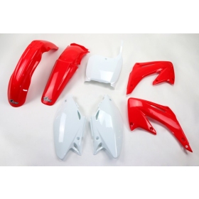 UFO Plastic kit OEM Honda CR 125/250 02-03 red / white