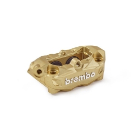 BREMBO M4 Front Left Brake Caliper Gold Ø32mm APRILIA/ BMW/ DUCATI/ TRIUMPH 800-1200