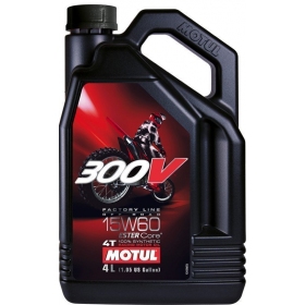 MOTUL 300V FACTORY LINE OFF ROAD 15W60 synthetic oil 4T 4L
