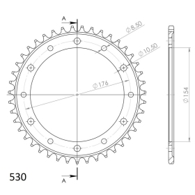 Supersprox / JT Rear sprocket 1340.43