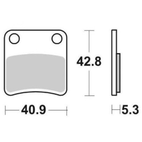 Sbs Brakepads 209HF Ceramic APRILIA / BMW / PIAGGIO