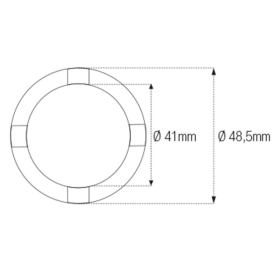 JMP Spanner Nut Socket 41/48,5mm Honda