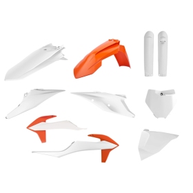 Polisport plastic kit KTM SX / XC / SX-F / XC-F (2019-2022) White / Orange