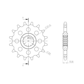 Supersprox / JT Front sprocket 1586.16