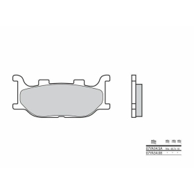 BREMBO Street Carbon Ceramic Brake pads MZ / YAMAHA 125-1000cc 1993-2004