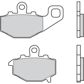 Brembo stabdžių trinkelės Kawasaki ER / GPZ / KLE / NINJA / Z / ZR / ZX / ZZR