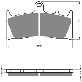 GOLDFREN Brake Pads 039 S3 Kawasaki / Suzuki