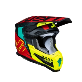 Helmet Just1 J22 F Falcon Fluo Red/Yellow/Black 