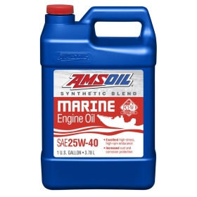 Amsoil 25W-40 Synthetic-Blend Marine Oil 3,78L