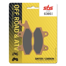 Sbs Brakepads 638SI Sintered Offroad  ARCTIC CAT / CAN-AM / KAWASAKI / SUZUKI / YAMAHA