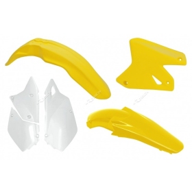 RACETECH Plastic Kit Suzuki DR-Z 400cc 00-17 Yellow/ White