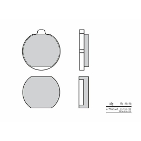   Brembo Brakepads Carbon-Ceramic KAWASAKI 