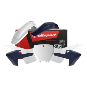 Polisport plastic kit TC125 / 250 , FC250 / 350 / 450 2016-2018 White / Blue