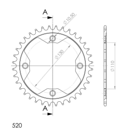 Supersprox Rear sprocket 1350.38