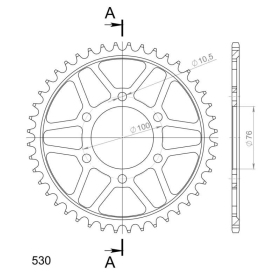 Supersprox / JT Rear sprocket 816.44 44t