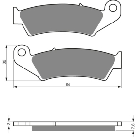 GOLDFREN Brake Pads 004 AD Honda