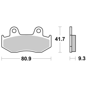  Sbs Brakepads 709HF Ceramic YAMAHA