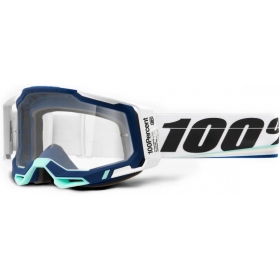 Krosiniai 100% Racecraft 2 Arsham akiniai (Skaidrus stikliukas)