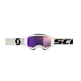 Snow/Cross Scott Goggle Prospect white/black / enhancer purple chrome