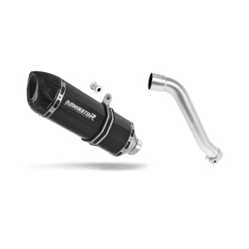 Honda XL 650 V TRANSALP 2001-2007 Exhaust Silencer Muffler HP1 BLACK + dB killer