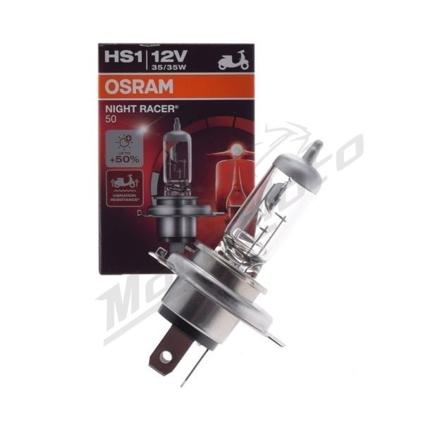 Light bulb OSRAM 12V 35/35W H4 HS1 P43T / 1pc - MotoMoto