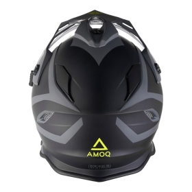 Helmet with heated visor AMOQ Adaptor Black/Grey/HiVis