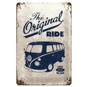 TIN SIGN VW The Original Ride 30x40