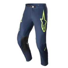 Alpinestars Pant Supertech Bruin Blue/Yellow Fluo 28