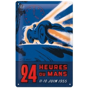 TIN SIGN 20x30 LE MANS RACING