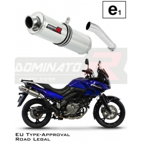 Exhaust silencer Dominator HOMOLOGATED ROUND SUZUKI DL 650 V-STROM 2004-2006