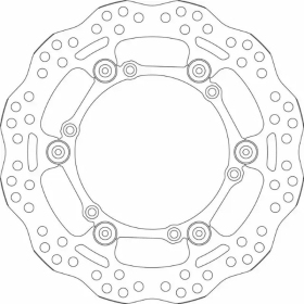 Sbs Front Brakedisc 6066 Upgrade HUSABERG / HUSQVARNA / KTM