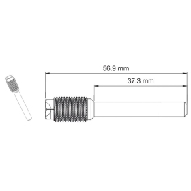 Sbs Brake pad pin front HONDA / KAWASAKI / SUZUKI / YAMAHA