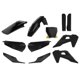 Polisport plastic kit Husqvarna TC / FC 2019-2022 Black