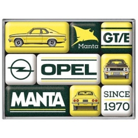 Set of magnets OPEL MANTA 2,2x2,2 / 4,5x2,2 9pcs.