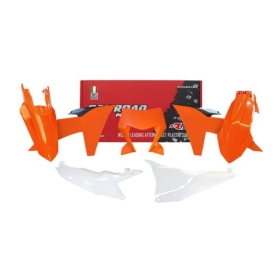 RACETECH Plastic Kit KTM 150/500 2024 Orange/ White