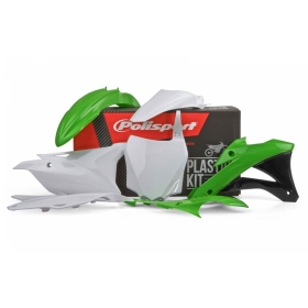 Polisport plastic kit KX85 (2014-2023)  White / Green