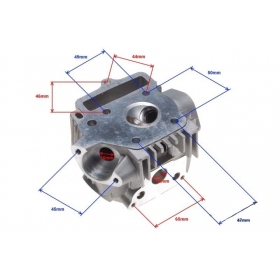 Cylinder head 50cc 4T 40mm