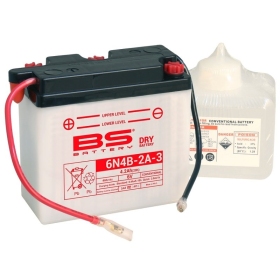 BS BATTERY Battery Conventional with Acid Pack - 6N4B-2A-3 6V 4.2AH