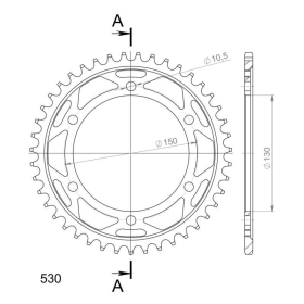 Supersprox Rear sprocket 859.43