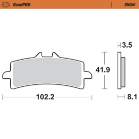 Moto-Master Brakepads Ducati/ Aprilia/ Kawasaki/ Ktm/ MV Agusta/ Suzuki/ Tm/ Triumph