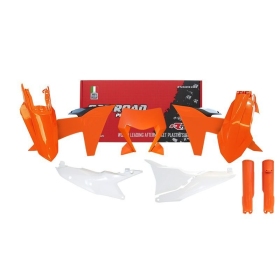 RACETECH Plastic Kit KTM 150/ 500 2024 Orange/ White