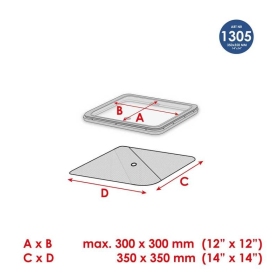 Blinds with ventilation for hatches small