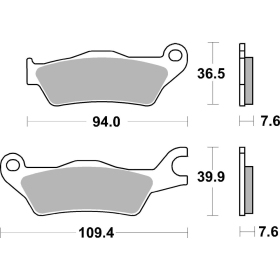 Sbs Brakepads 951HF Ceramic SUZUKI