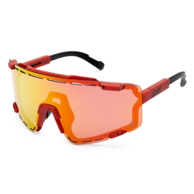 AMOQ Align Performance Sunglasses Red Splash (Red Mirror)