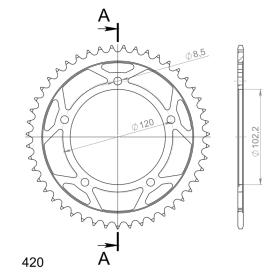 Supersprox / JT Rear sprocket 23.47