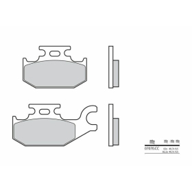 BREMBO Scooter Carbon Ceramic Brake pads ​​​​​​​SUZUKI UH / UX 125-200cc 2007-2017