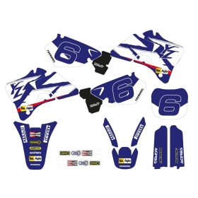 TECNOSEL lipdukų, sėdynės užvalko rinkinys ​​​​​​​​​​​​​​YAMAHA YZ 125-250 1996-2001