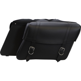 SADDLEMEN Highwayman Slant-Style Leather bags 47x30,5x15cm 2pcs