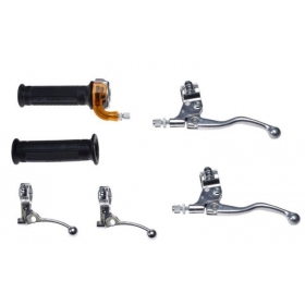 Accelerator handle set with brake levers motorized bicycle / Universal