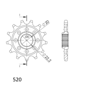 Supersprox Front Sprocket Sherco z13